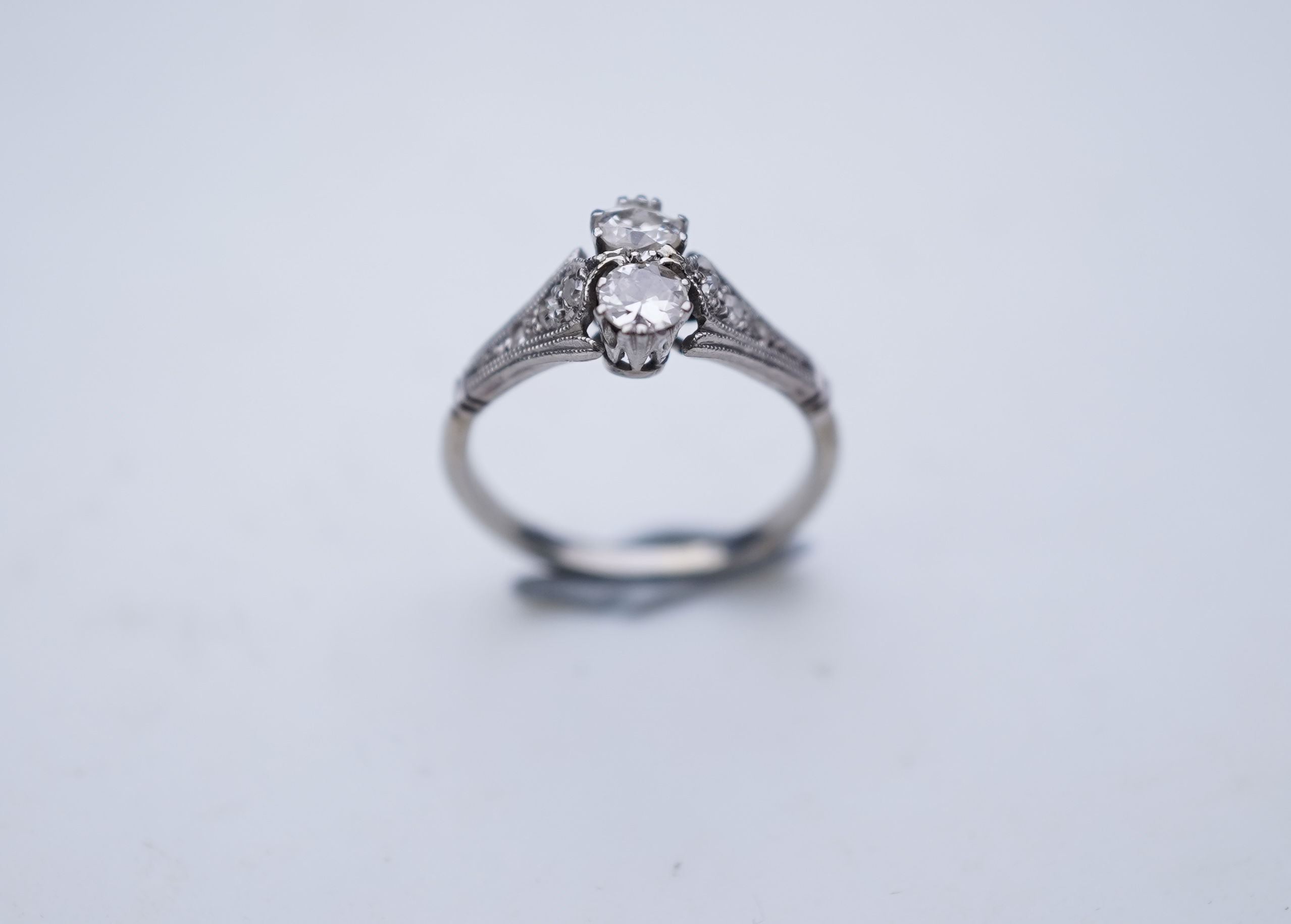 A diamond ring, early 20th century